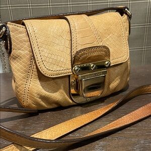 Michael Michael KORS smal Saddle leather Crossbody